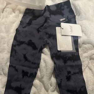 Bombshell Sportswear Charcoal Tie-Dye Leggings